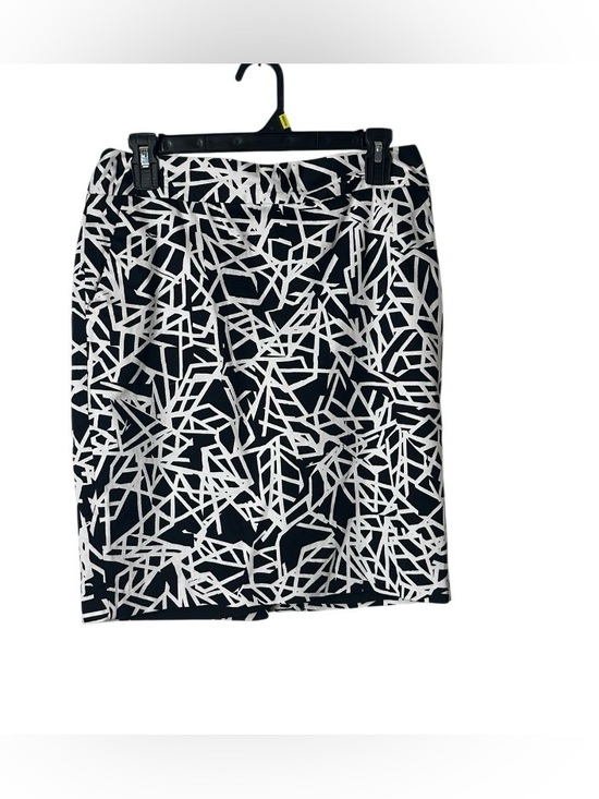 Calvin Klein Dresses & Skirts - Calvin Klein Black and White Abstract Geometric Pencil Skirt